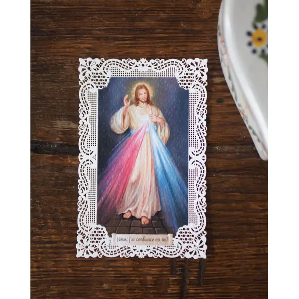 Signet dentelle - Jésus Miséricordieux