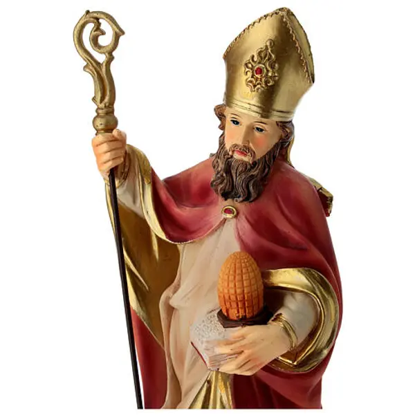 Saint Ambroise statue en résine 20 cm