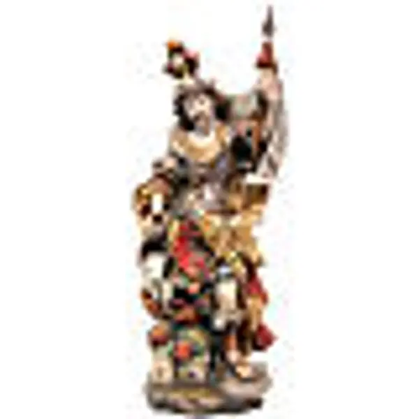 Saint Florian style baroque bois Valgardena Old Gold