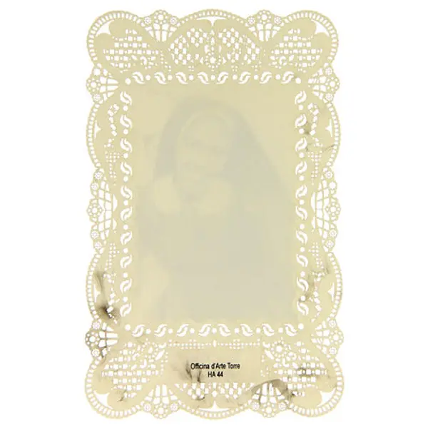 Image pieuse de Sœur Thea Bowman avec décoration en dentelle 11x7 cm