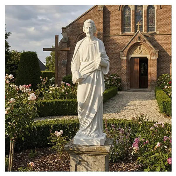 St Joseph menuisier 100 cm marbre extérieur