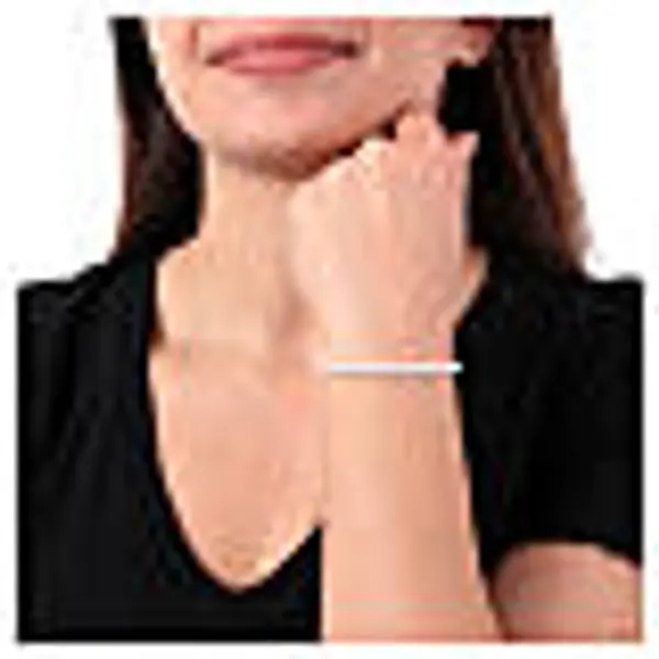 Bracelet AMEN en cristal nacré 4 mm et argent 925