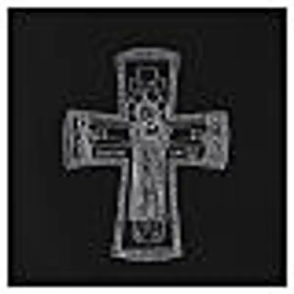 Couverture pour rite format A5 noir croix romaine argentée Bethléem