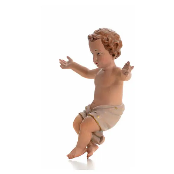 Enfant Jésus bois coloré Valgardena