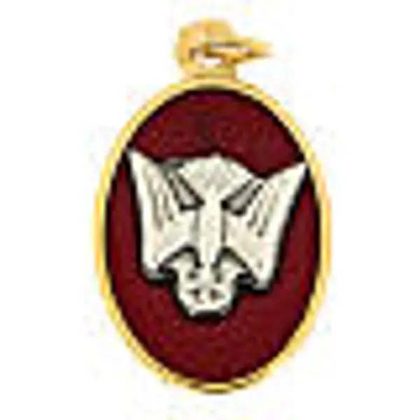 Médaille Confirmation émail rouge
