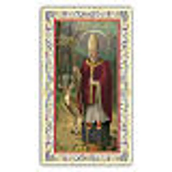 Image de dévotion St Hubert 10x5 cm