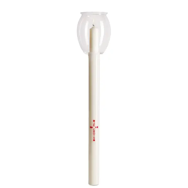 Torchère en verre