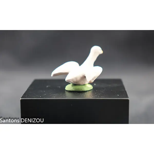 Oie ailes ouvertes Grise 7 cm