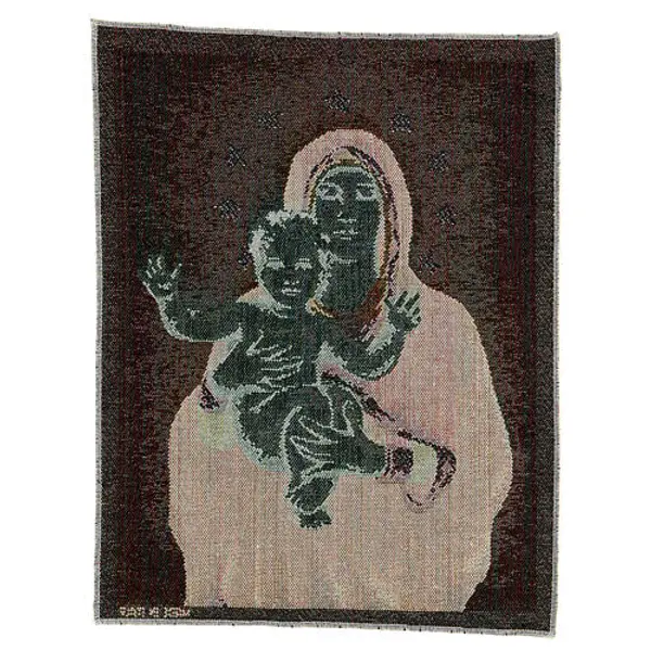 Tapisserie pour petit tableau Notre-Dame des Anges 40x30 cm