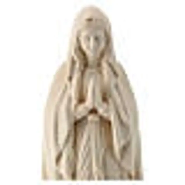 Statue Notre-Dame Lourdes bois Valgardena naturel