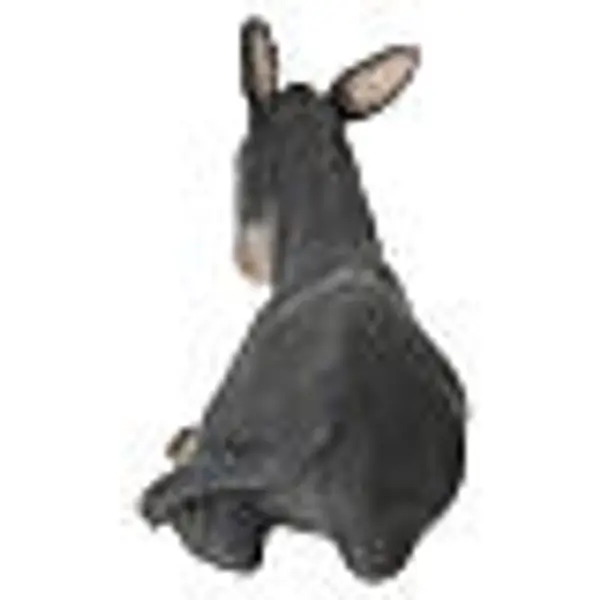 Âne assis terre cuite 10 cm crèche napolitaine pour crèche de 20 cm