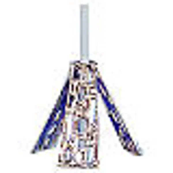 Base croix procession en laiton moulé argent