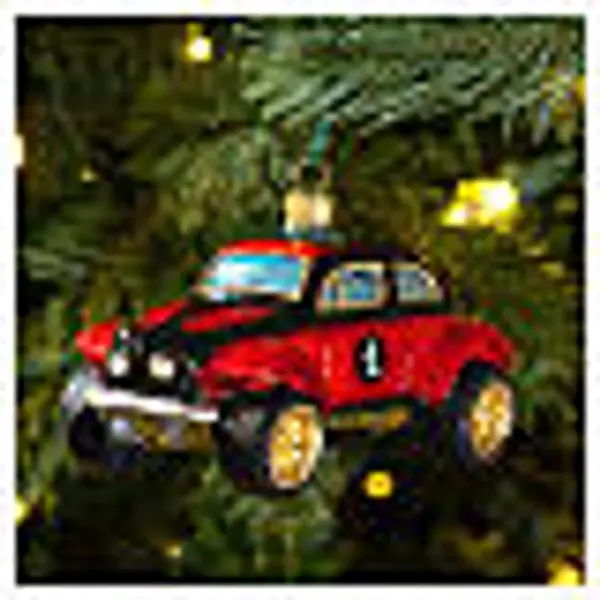 Buggy Sand Scorcher en verre soufflé décoration sapin de Noël
