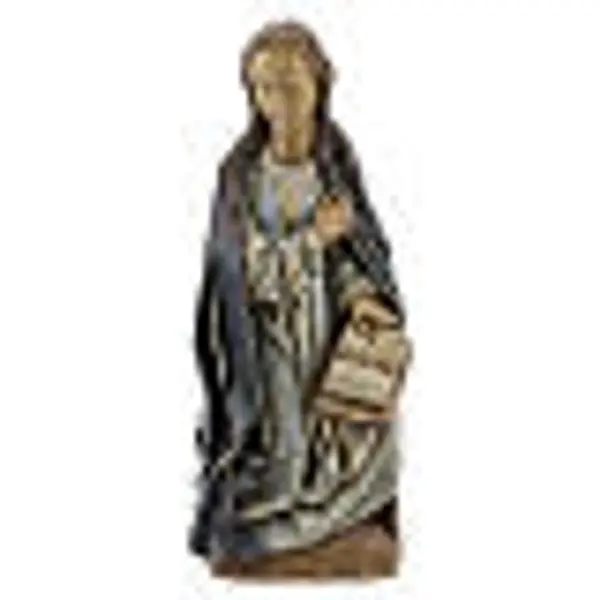Statue Vierge Marie 23 cm avec livre Monastère de Bethléem