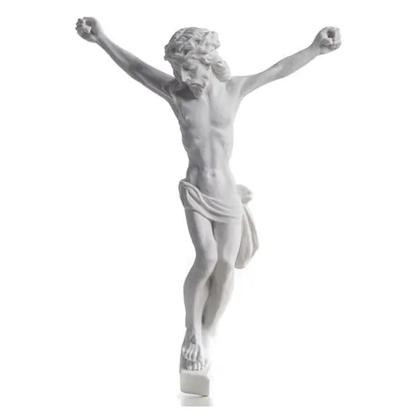 Corps du Christ poudre de marbre blanc 13-23-27 cm