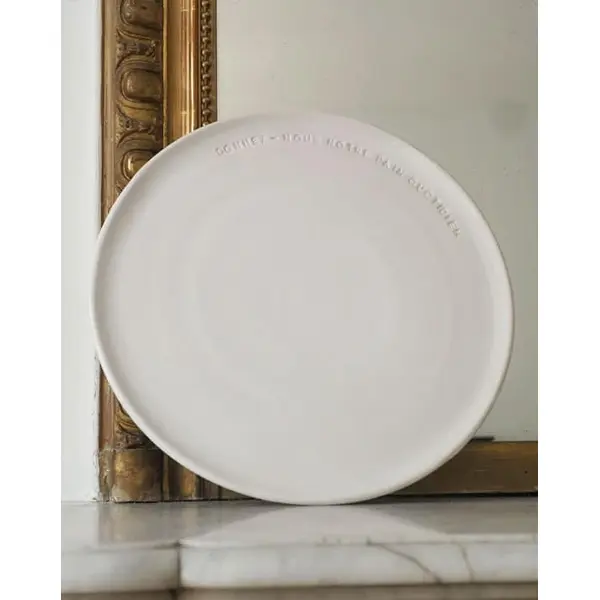 Plat en céramique - Donnez nous notre pain quotidien
