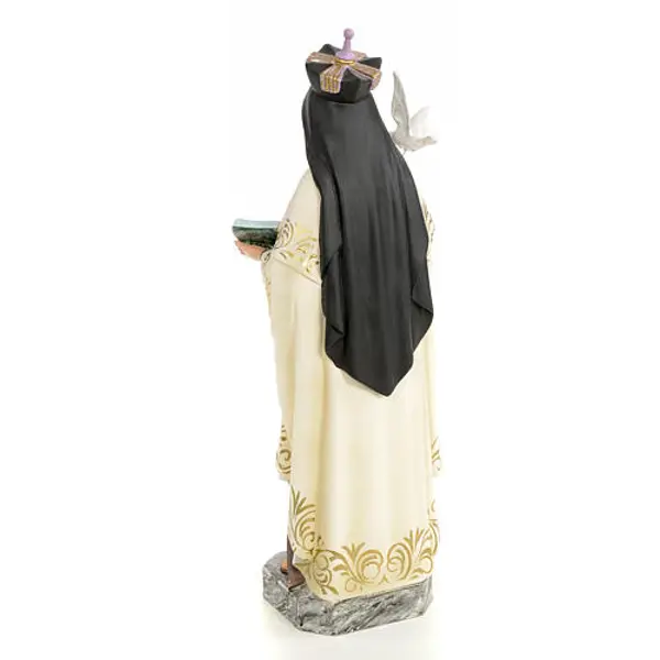 Ste Thérèse de Avila 20cm pâte à bois