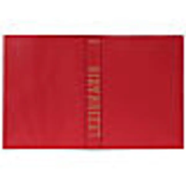 Couverture pour lectionnaire Année C rouge cuir véritable tranche imprimée