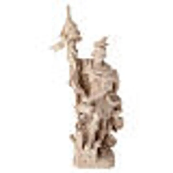 Saint Florian en bois naturel