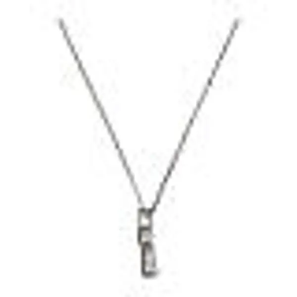 Collier Crucis zircons blancs Benedictus argent 925 rhodié