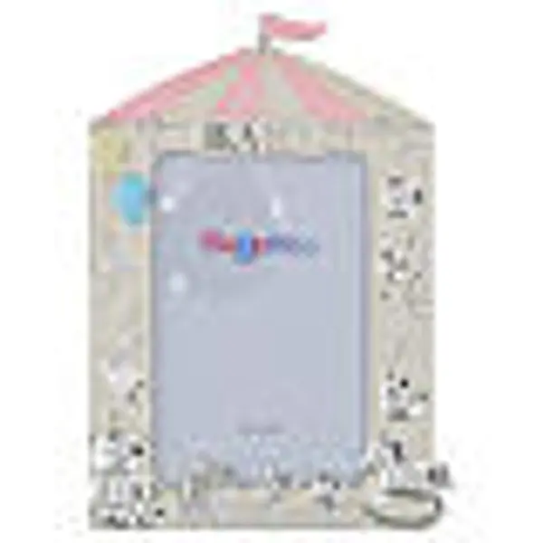 Cadre photo chapiteau de cirque rose et jouets 20x15 cm Bagutta