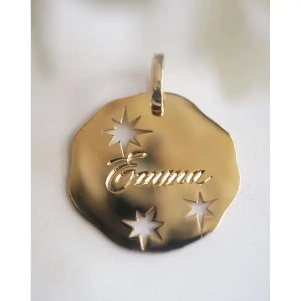 Médaille Céleste Ajourée | Or 18 carats