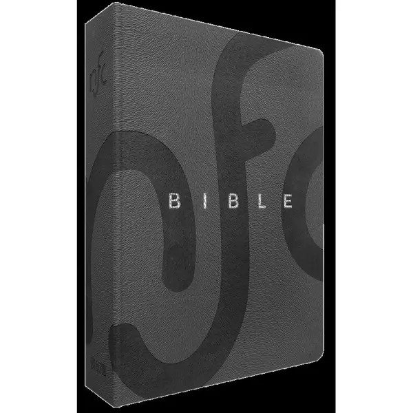 La Bible Nouvelle Français Courant couverture souple grise tranche argentée