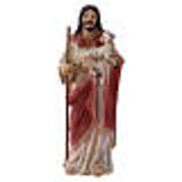 Santon Jésus Bon Pasteur 9 cm en résine