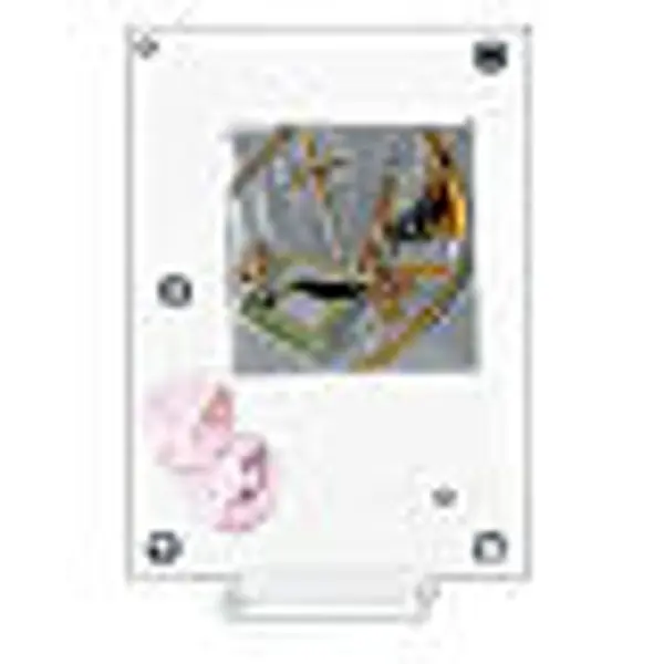 Cadre Confirmation argent bilaminé fleurs roses 10x5 cm