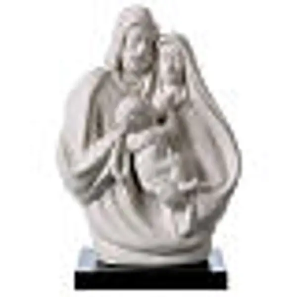 Sainte Famille buste en porcelaine 19 cm