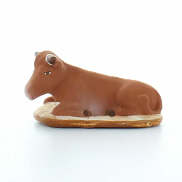 Boeuf : Santon de Provence de 7 cm, coloré à la main