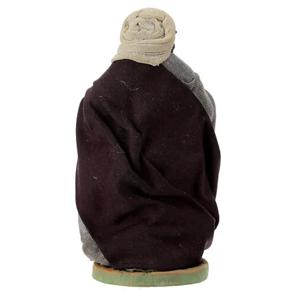 Femme panier olives en main 10 cm crèche Naples