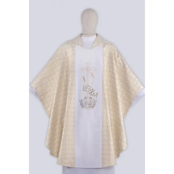 Chasuble solennelle dorée brodée Kw8/b