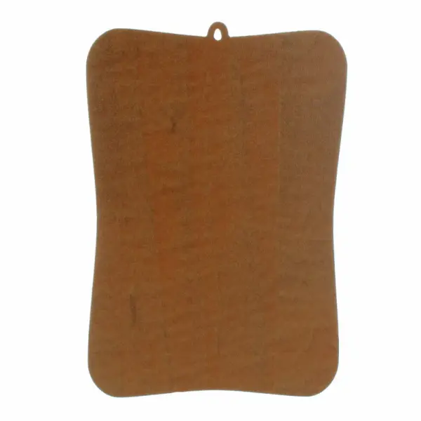 Cadre religieux de Lourdes en bois avec dorures 10x15cm
