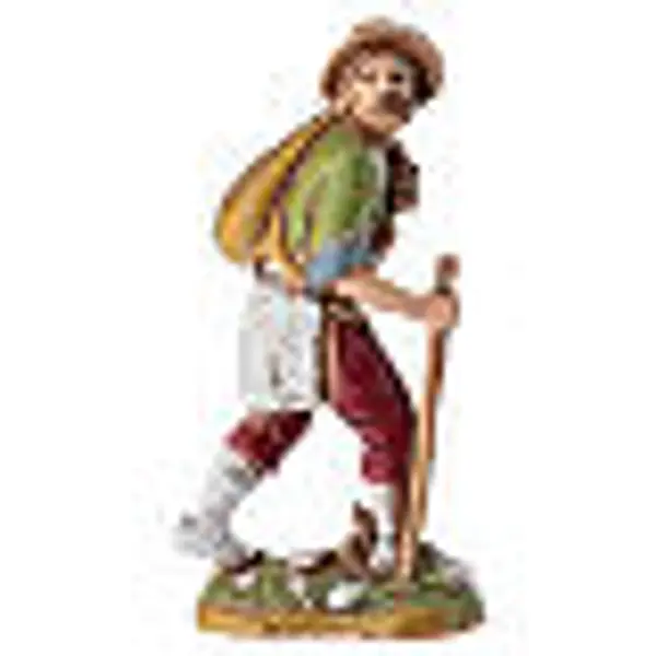 Voyageur en marche crèche Moranduzzo 10 cm