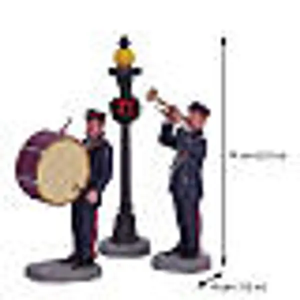 Christmas Band set 5 pièces statuette Lemax Caddington Village 10x14x4 cm - 62323