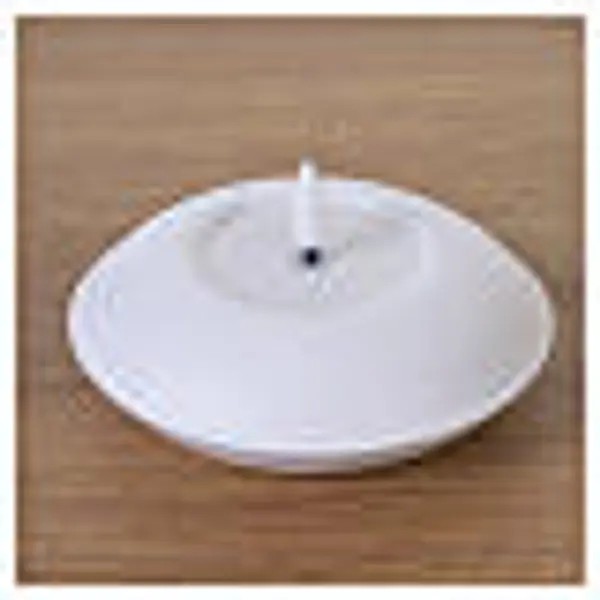 Bougie de Noël LED effet feu blanc chaud Ø 12 cm