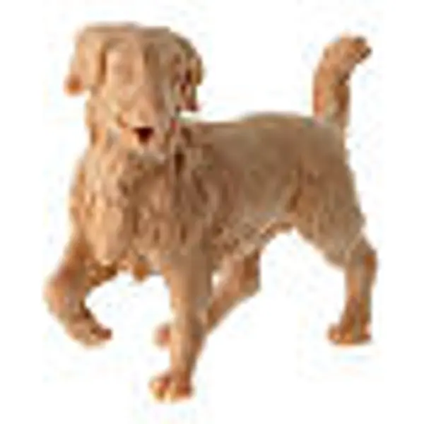 Chien berger pin cembro naturel pour crèche de montagne 10 cm