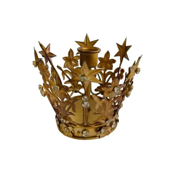 Décoration couronne porte bougie