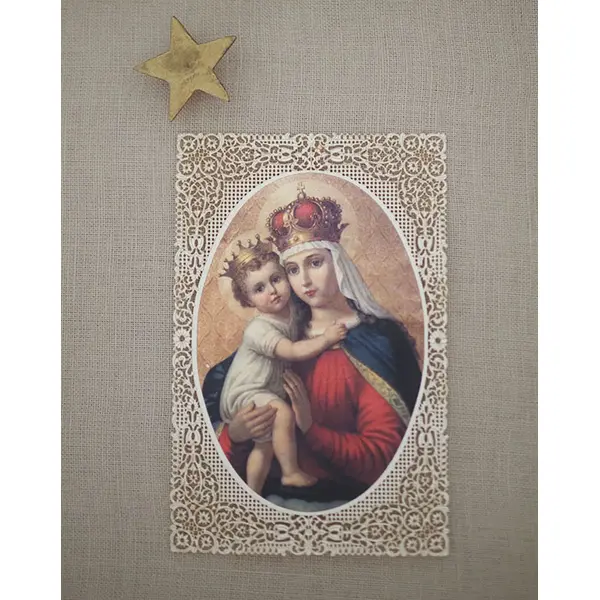Signet dentelle - La Madone
