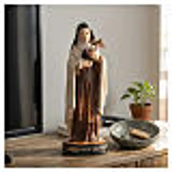 Statue peinte Sainte Thérèse de Lisieux 20 cm