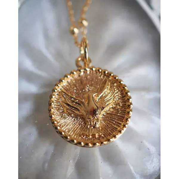 Collier Esprit Saint perlé