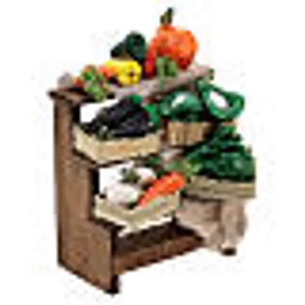 Étal légumes crèche napolitaine 12 cm 10x5x5 cm