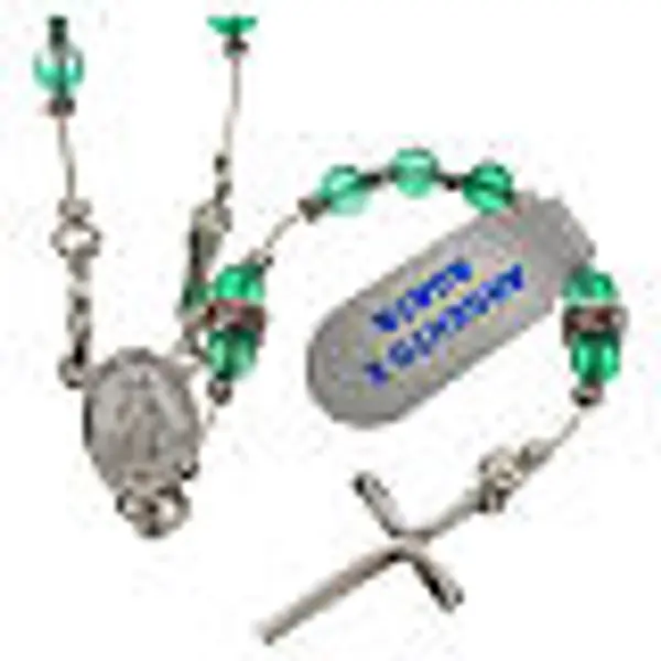 Chapelet argent 800 et agate