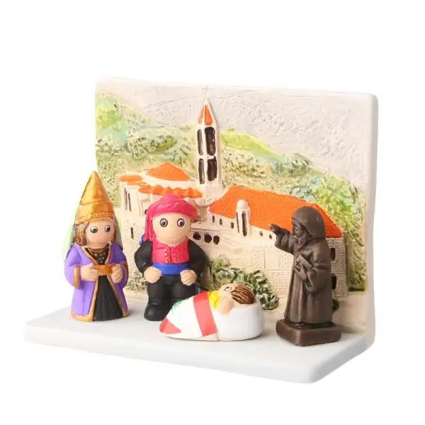 Crèche du Liban en céramique 8x7cm