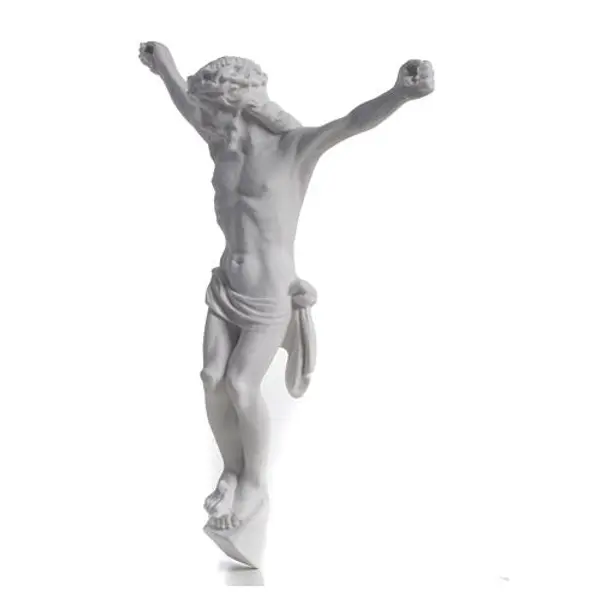 Corps du Christ poudre de marbre blanc 13-23-27 cm