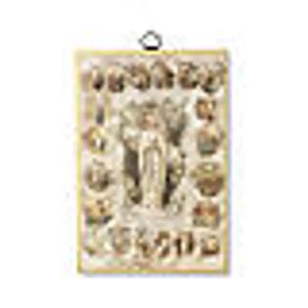 Impression sur bois Les Mystères du Saint Rosaire