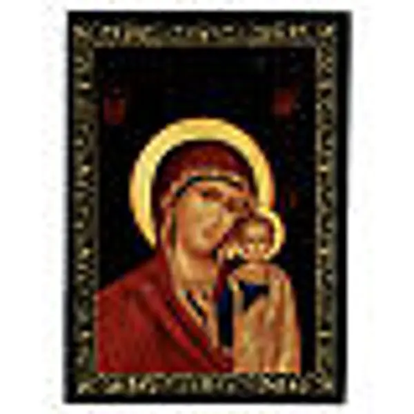Boîte laque russe Kazanskaya 14x10 cm