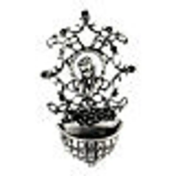 Bénitier 8 cm argent 925 Sainte Vierge