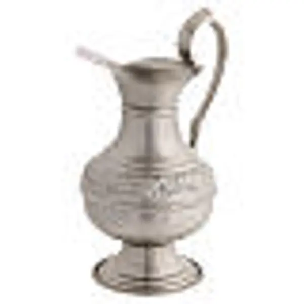 Aiguière pour manuterge finition mate décor floral 20 cm